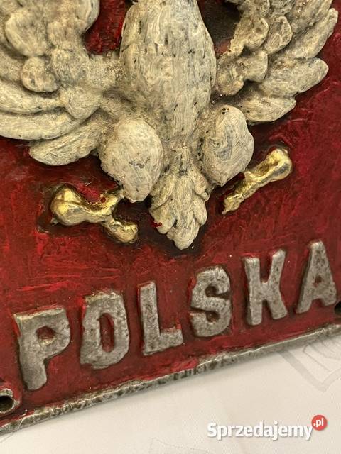 TABLICA Z GODŁEM RZECZYPOSPOLITEJ POLSKIEJ Kraków