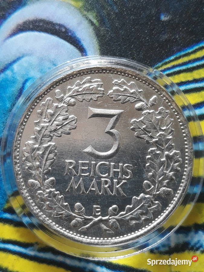 3 Marki Weimar 1925 rmen E Rycerzrzadkość