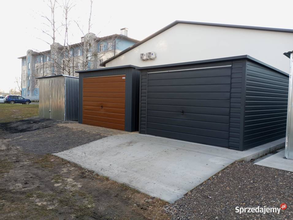 Garaż blaszany jednostanowiskowy 4x55x5