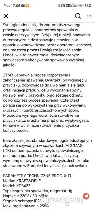 Migomat FLUX Gaz Mig ALU TIG Spawarka MMA 255A Laskowice
