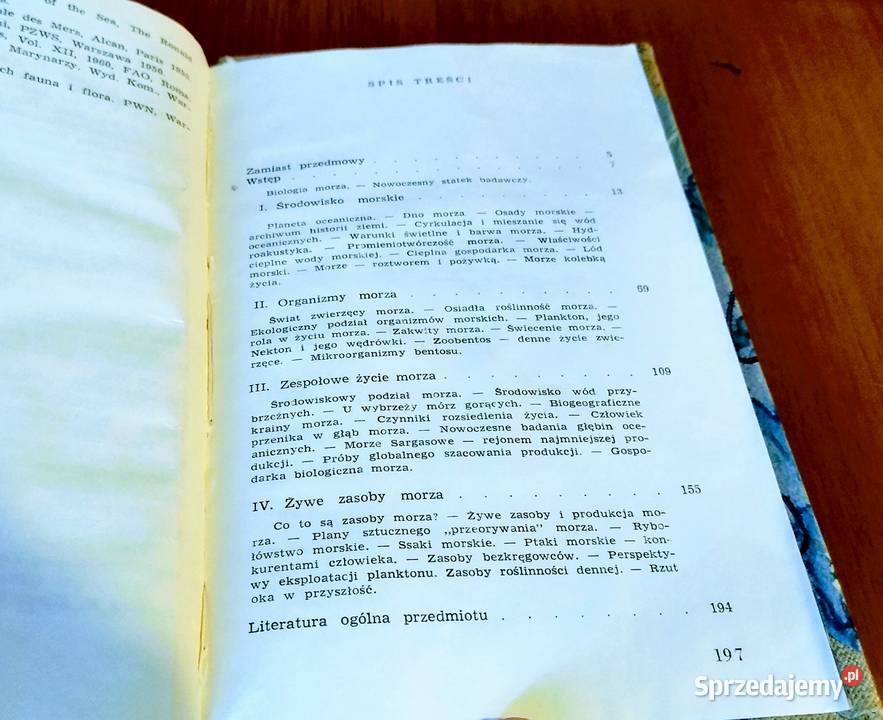 Morze środowisko życie zasoby Kazimierz Demel twarda Gdańsk