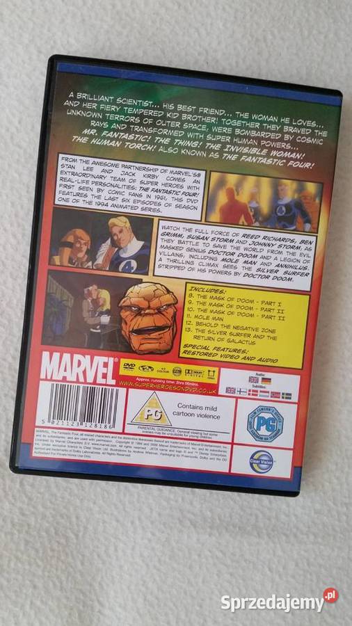 FANTASTIC FOUR Season 1 Volume 2 DVD VIDEO Puławy