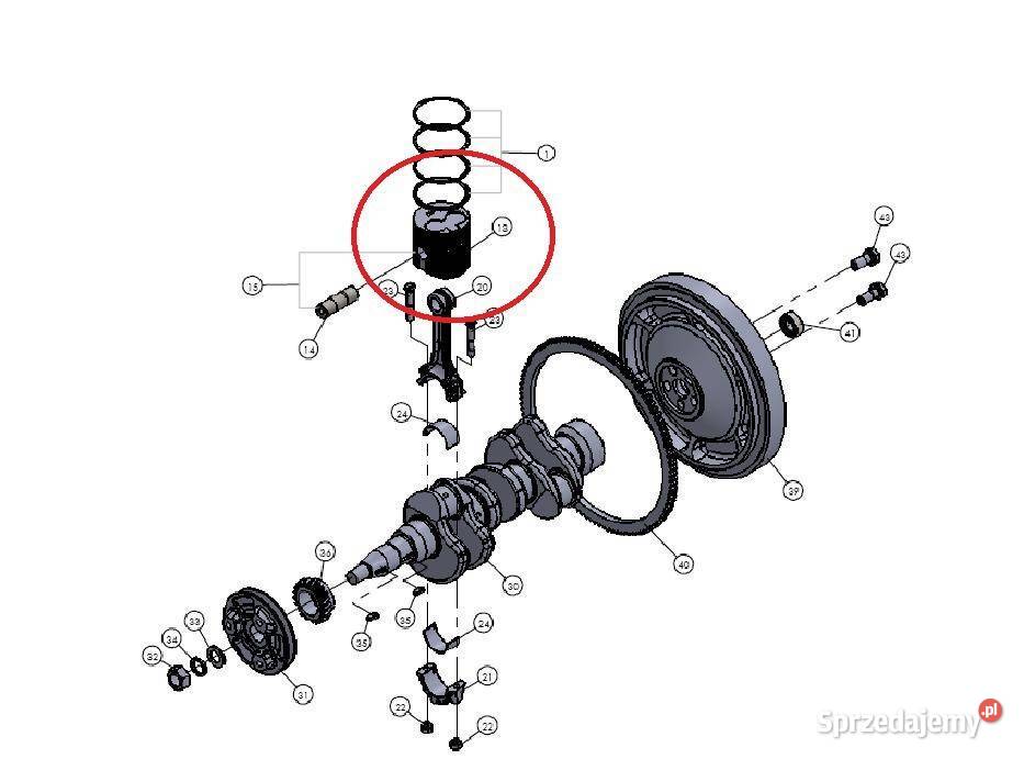 TŁOK Mitsubishi ze sworzniem podkarpackie Tajęcina