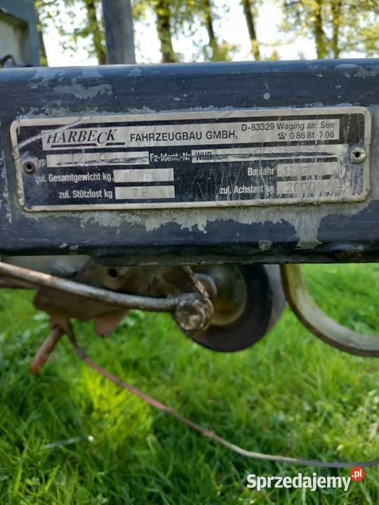 Przyczepka dwuosiowa samochodowa Gdów