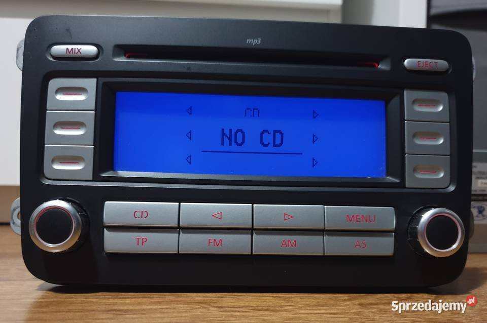 Radio VW RCD300 Golf 5 Passat B6 Touran KOD Fabryczne
