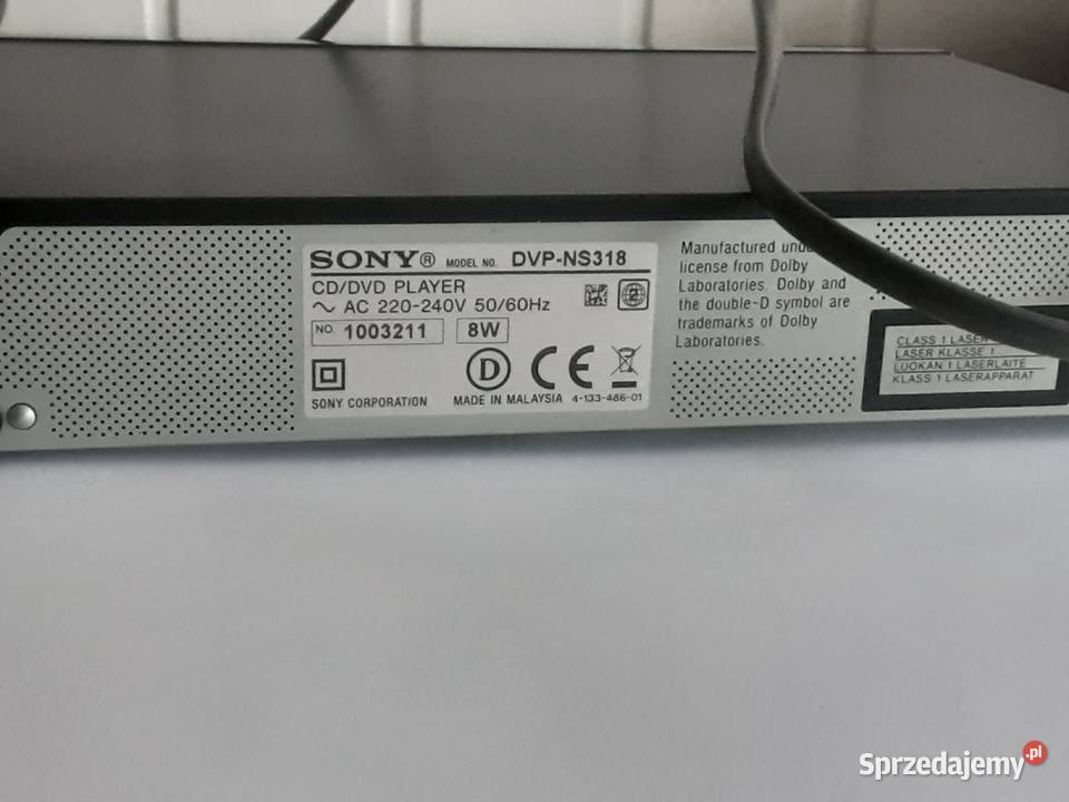 ODTWARZACZ DVD SONY DVD i Blu-ray