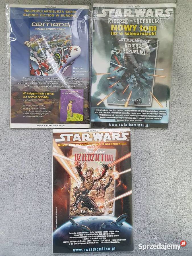 Star Wars Komiks zestaw 3 komiksów 148 stron pomorskie