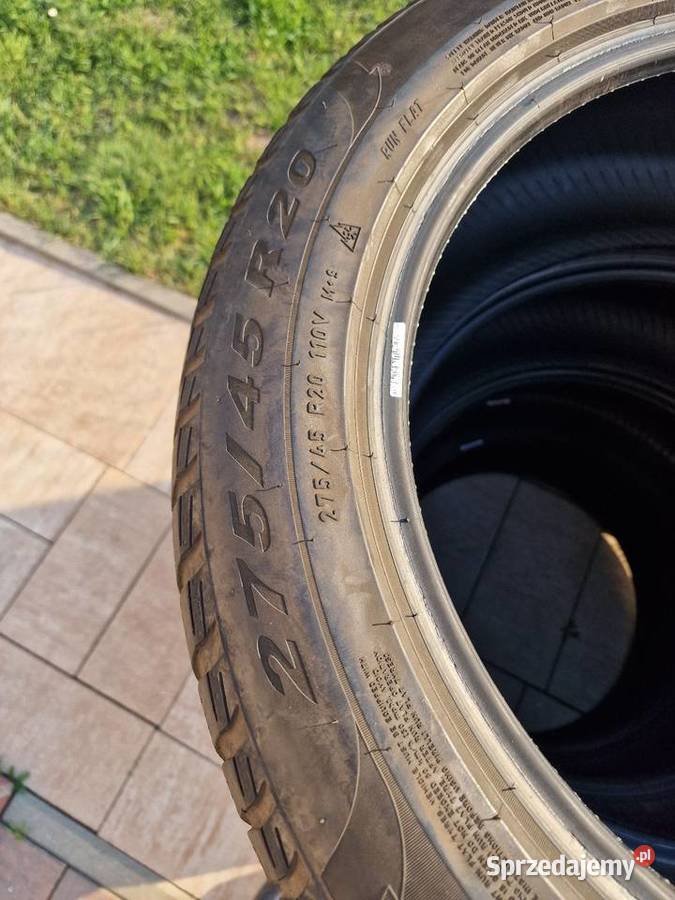 4 opony zimowe 27545R20 Pirelli rocznik 2020 Opony