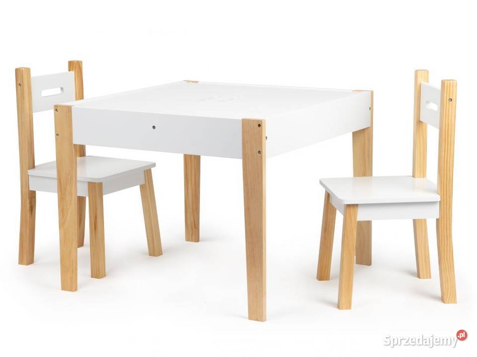 Stół stolik z dwoma krzesłami zestaw mebli Bielsk Podlaski sprzedam
