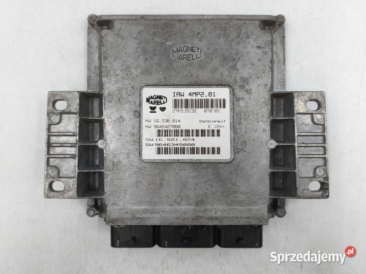 Sterownik Silnika Peugeot 307 20 16v 9646345080