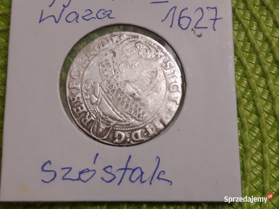moneta srebrna Zygmunta III Waza z 1927r Łomża