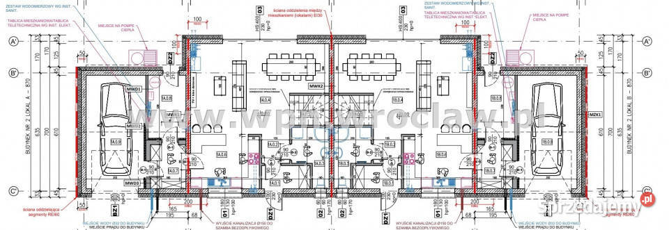 Dom szeregowy Miękinia 1385m2 404m2