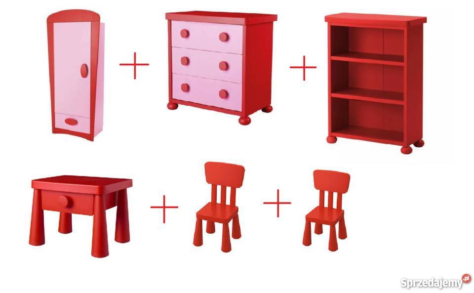 Komplet Mebli Dla Dziewczynki Ikea Mammut Warszawa Sprzedajemy Pl
