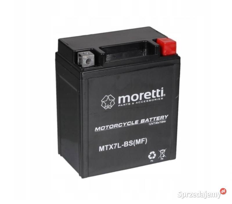 Akumulator Motocyklowy 7Ah Moretti Radomsko