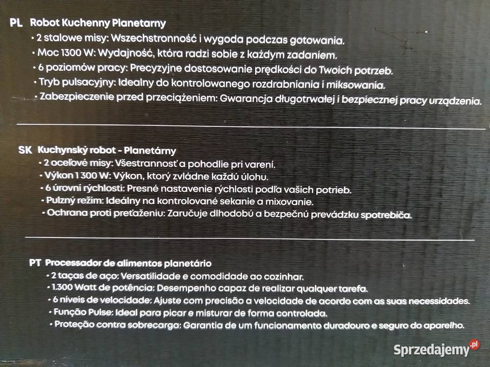 NAJTANIEJ Robot Planetarny Mikser 2 misy 45L Zabrze