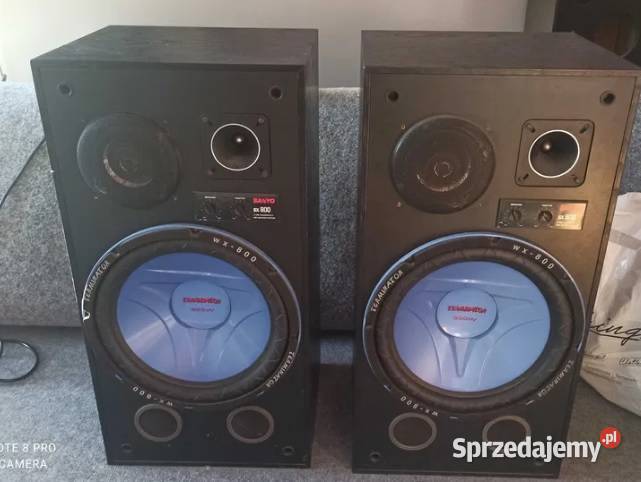 Rewelacyjne duże kolumny Sanyo SX800 Terminator