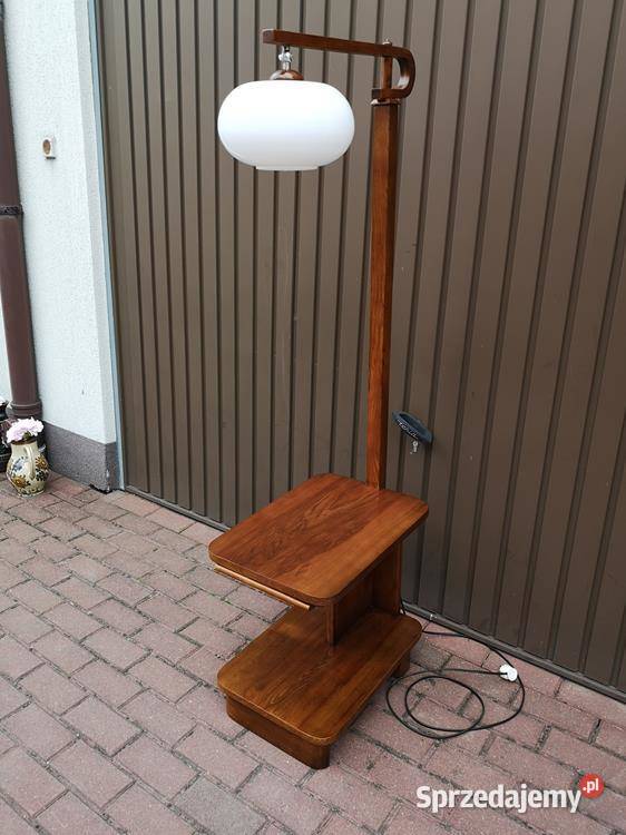 Lampa Podłogowa Ze Stolikiem Art Deco Stojąca Swarzędz sprzedam