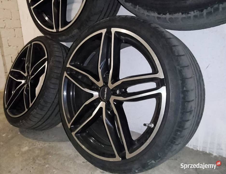 Alufelgi 20 cali 5x108 ET45 Carmani KBA 50561 z oponami 245/35 R20