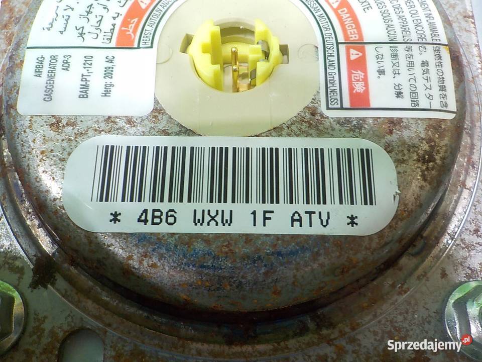 NISSAN NV200 15 DCI 10r VAN AIRBAG poduszka osobowe Suków