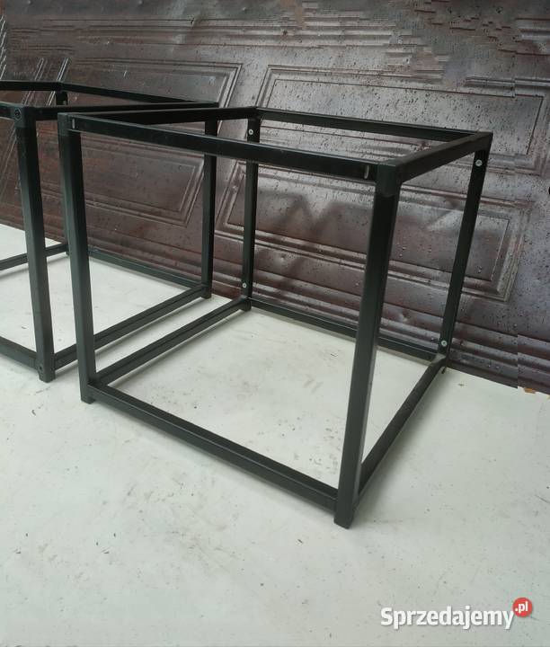 Ramki podnóżek czarne siedzisko kwietnik pufa Warszawa