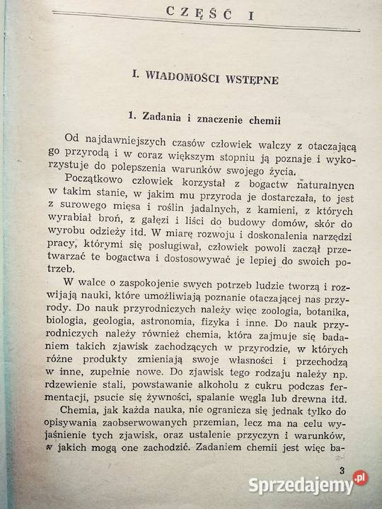 Chemia ogólna unikatowe książki używane Warszawa