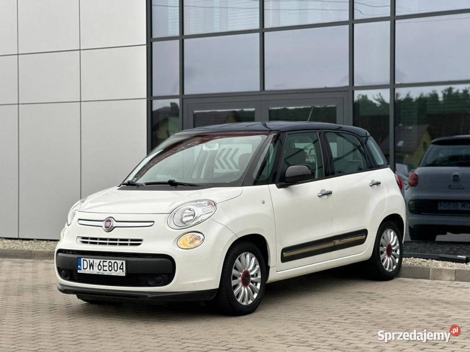 Fiat 500L 2kplkół 1Ręka SalonPL Bluetooth Klima serwisowany w ASO opolskie Kąty Opolskie