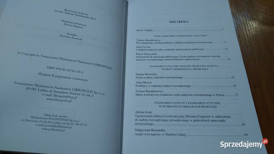 Standardy etyczne praktyki audytu wewnętrznego pomorskie