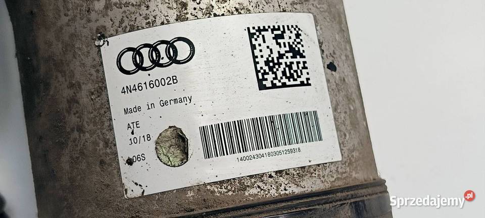 AMORTYZATOR PRAWY TYŁ AUDI A8 L D5 4N 4N4616002B kujawsko-pomorskie Lipno