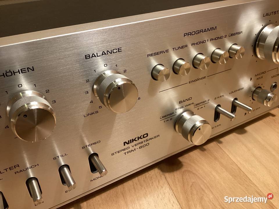 Wzmacniacz stereo NIKKO TRM600 SPRAWNY ładny Gdynia sprzedam