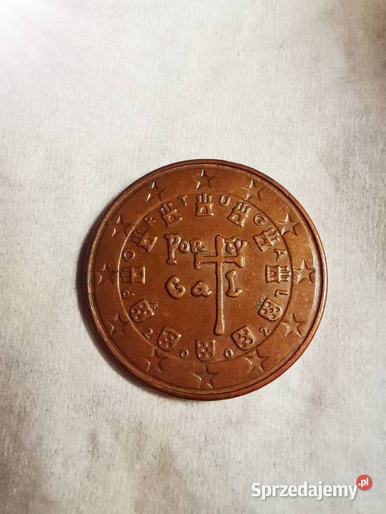 Portugal 5 Euro Cent 2002 Lisbon Ząbki