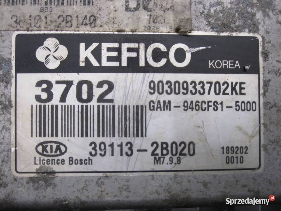 KIA SOUL 16 09r komputer sterownik silnika Kielce