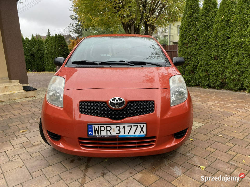 Toyota Yaris II Wł Krajowy Luna 13 Benzyna 5 Rok produkcji 2007 Yaris