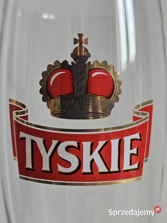 szklanka pokal kufel na piwo Tyskie 05 l Krosno
