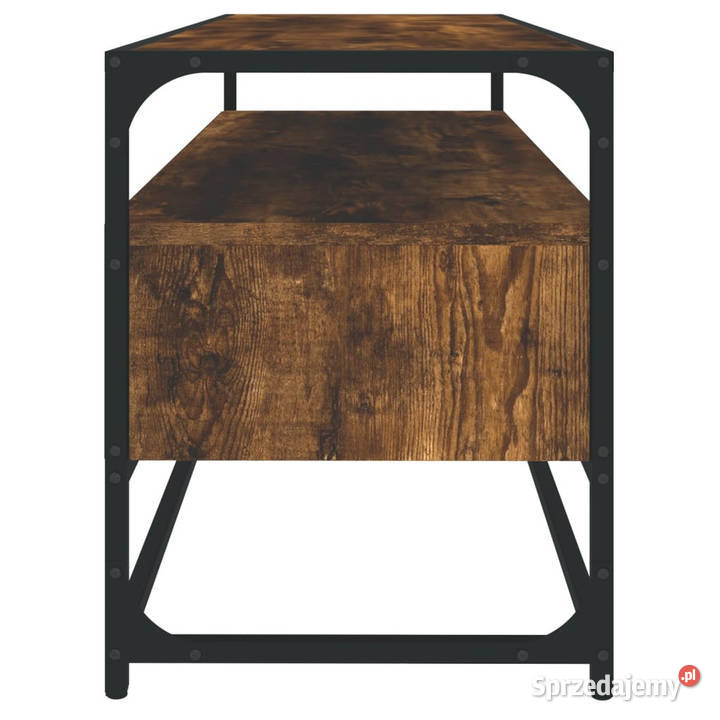 Szafka pod TV przydymiony dąb 100x35x45 WM826307 Warszawa