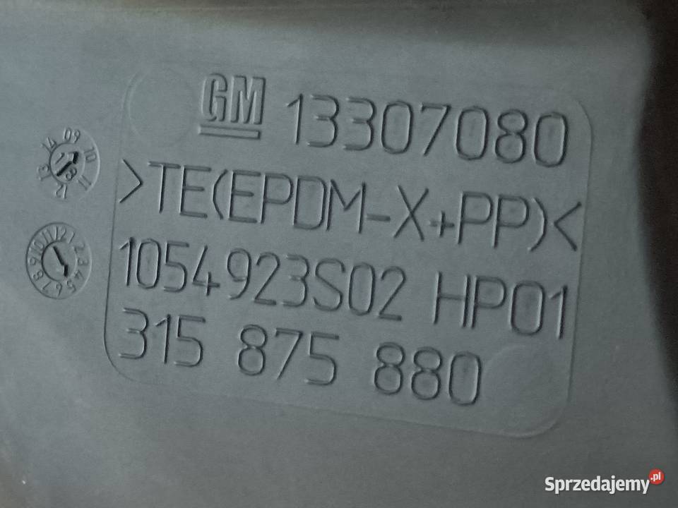 OPEL ZAFIRA C ASTRA J 12 RURA DOLOT POWIETRZA Pleszew