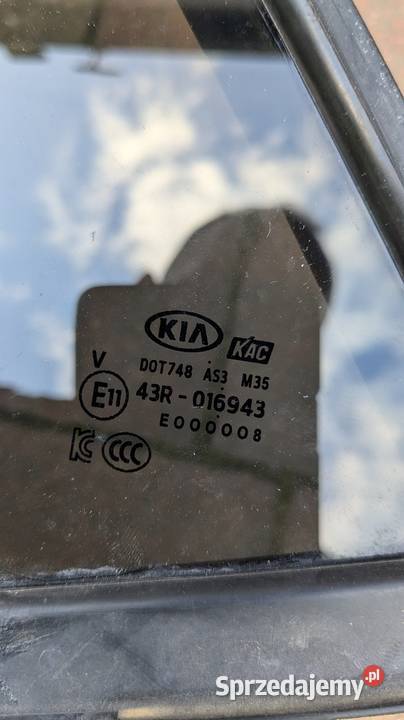 Kia stronic szyba boczna uszczelka 43r016943