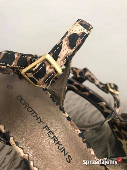 Sandałki Dorothy Perkins 38 panterka Sandały i klapki Sandały i klapki Lubartów