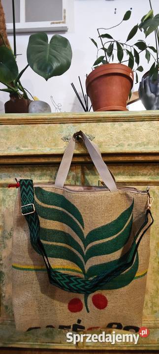 Torba shopperka duża worek jutowy kawie dolnośląskie Syców