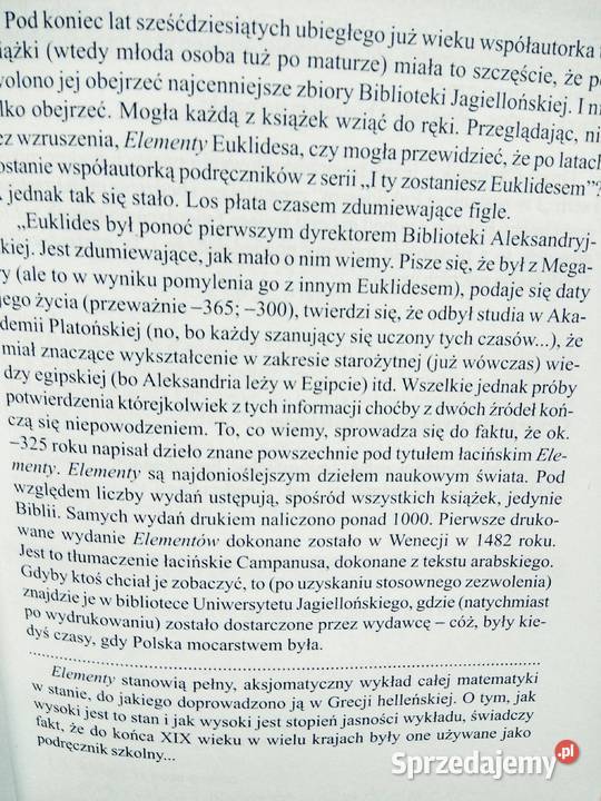 I ty zostaniesz Euklidesem Antykwariat Warszawa
