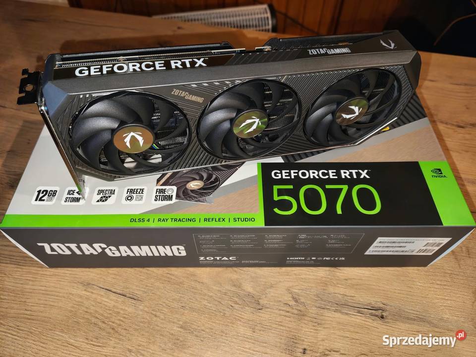 Karta Graficzna Zotac Gaming Solid OC RTX 5070 łódzkie Łask sprzedam