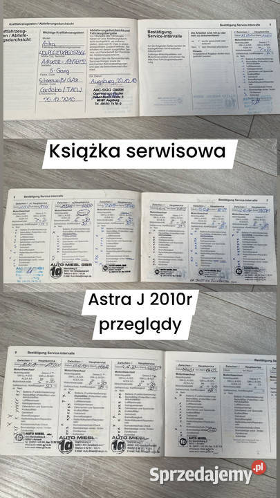 Opel Astra J 14 bez Turbo manualna Oława