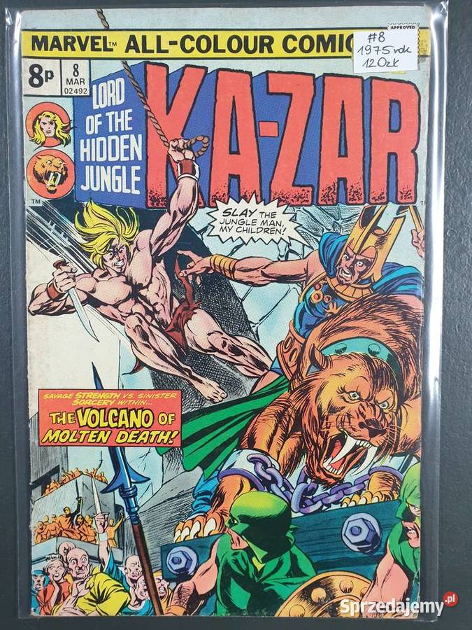 KaZar Lord Of The Hidden Jungle komiks Marvel pomorskie Gdynia sprzedam
