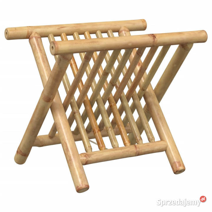 Stojak na czasopisma 42x305x345 bambus WM366452 mazowieckie Warszawa