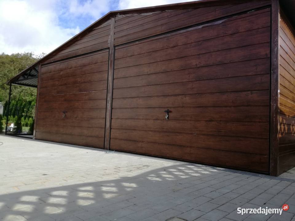 Drewnopodobny Blaszak Blaszany Garaż  Garaże mazowieckie Pułtusk