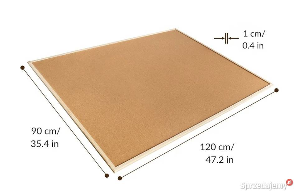 Duża tablica korkowa łódzkie Bełchatów