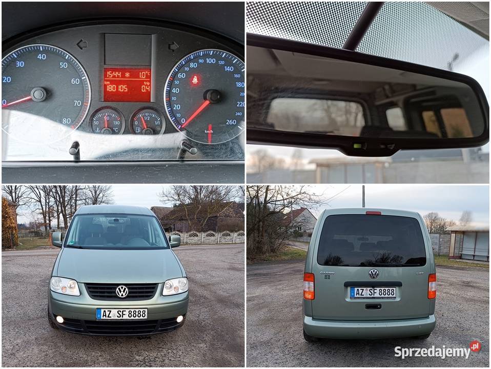 Volkswagen Caddy 2010r 14 MPI LIFE TEAM Navi Van / Minibus Gubin
