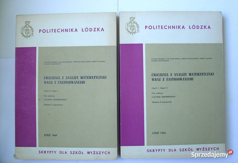 Ćwiczenia z analizy matematycznej z łódzkie Łódź sprzedam