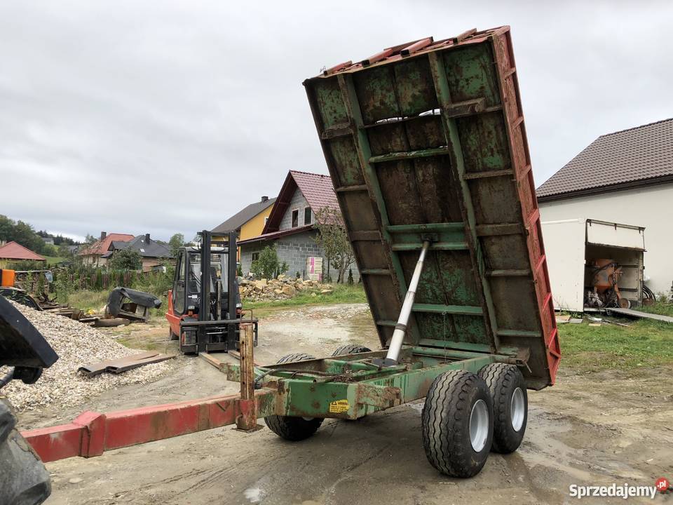 Przyczepa Tandem Rolnicza Wywrotka NOWE KOŁA Przyczepy rolnicze Jordanów sprzedam