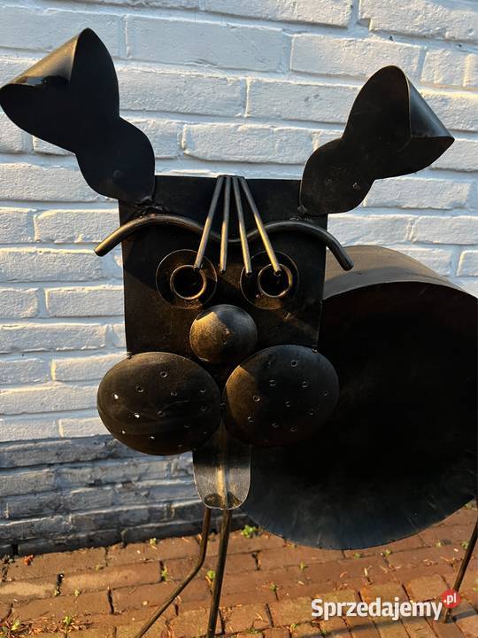 Metaloplastyka pies rzeźba nowoczesna z metalu Bystrzyca Kłodzka