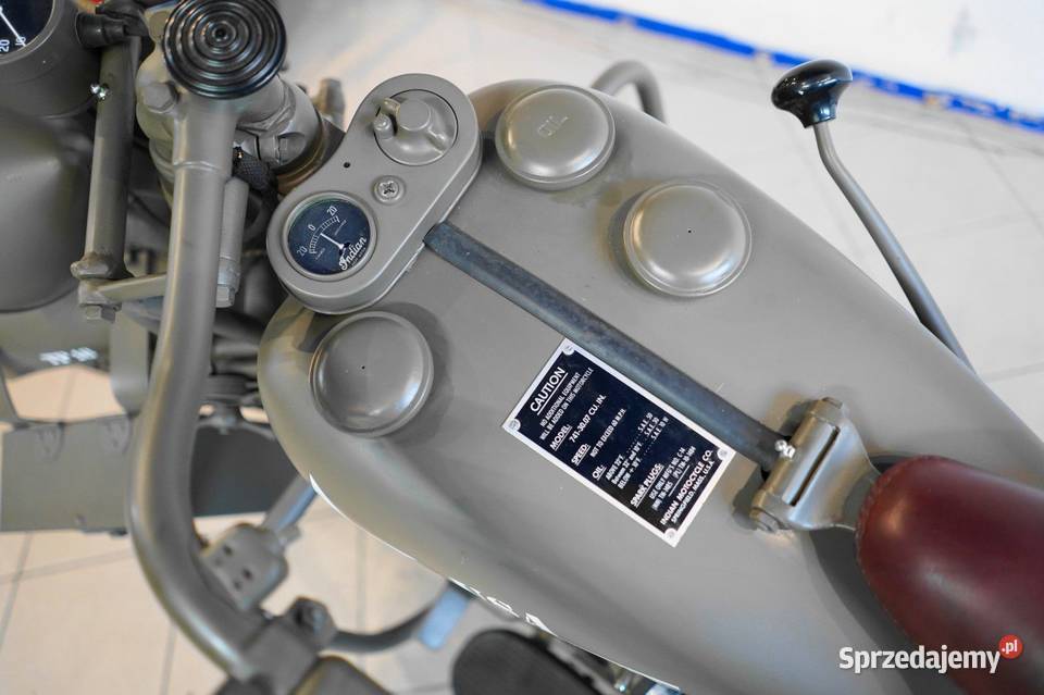 Motocykl Indian 741 zabytek wojsko koneserów podkarpackie Łańcut sprzedam
